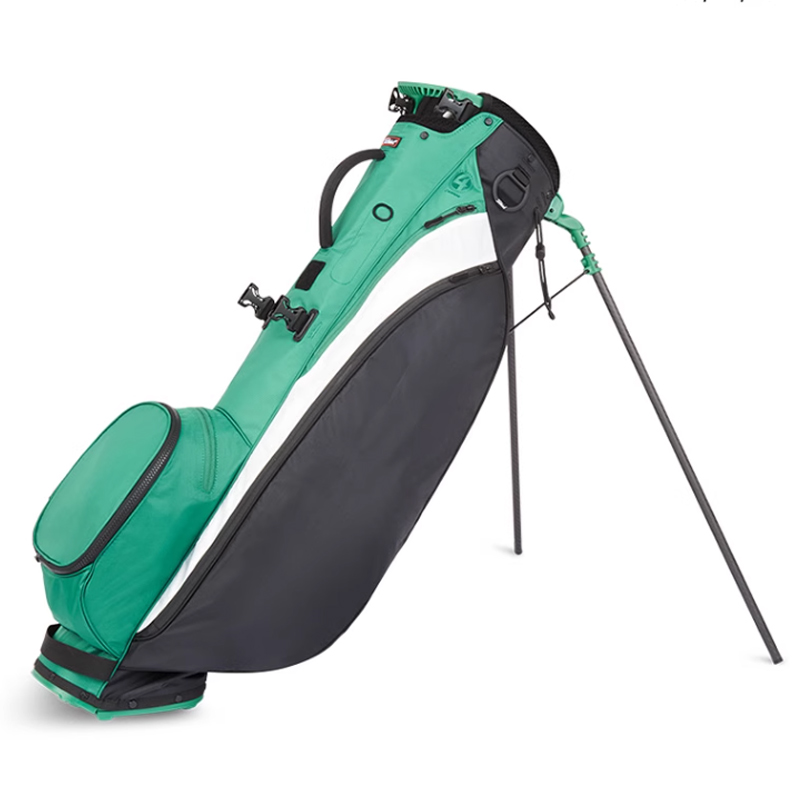 Versatile 4-Compartment Multi-Color Nylon Polyester Golf Stand Bag